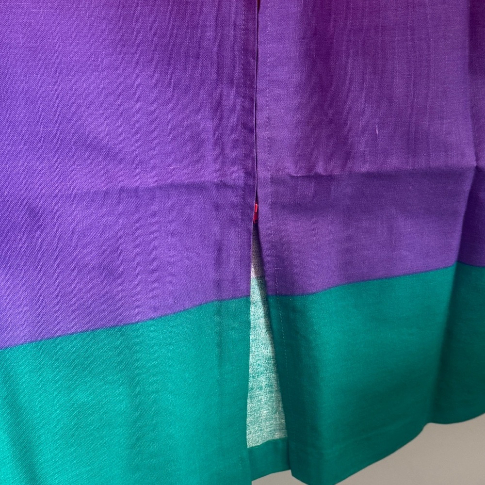 RAYMODES Vintage Multicolor Stripe Maxi Skirt Color block size Medium - Picture 8 of 8